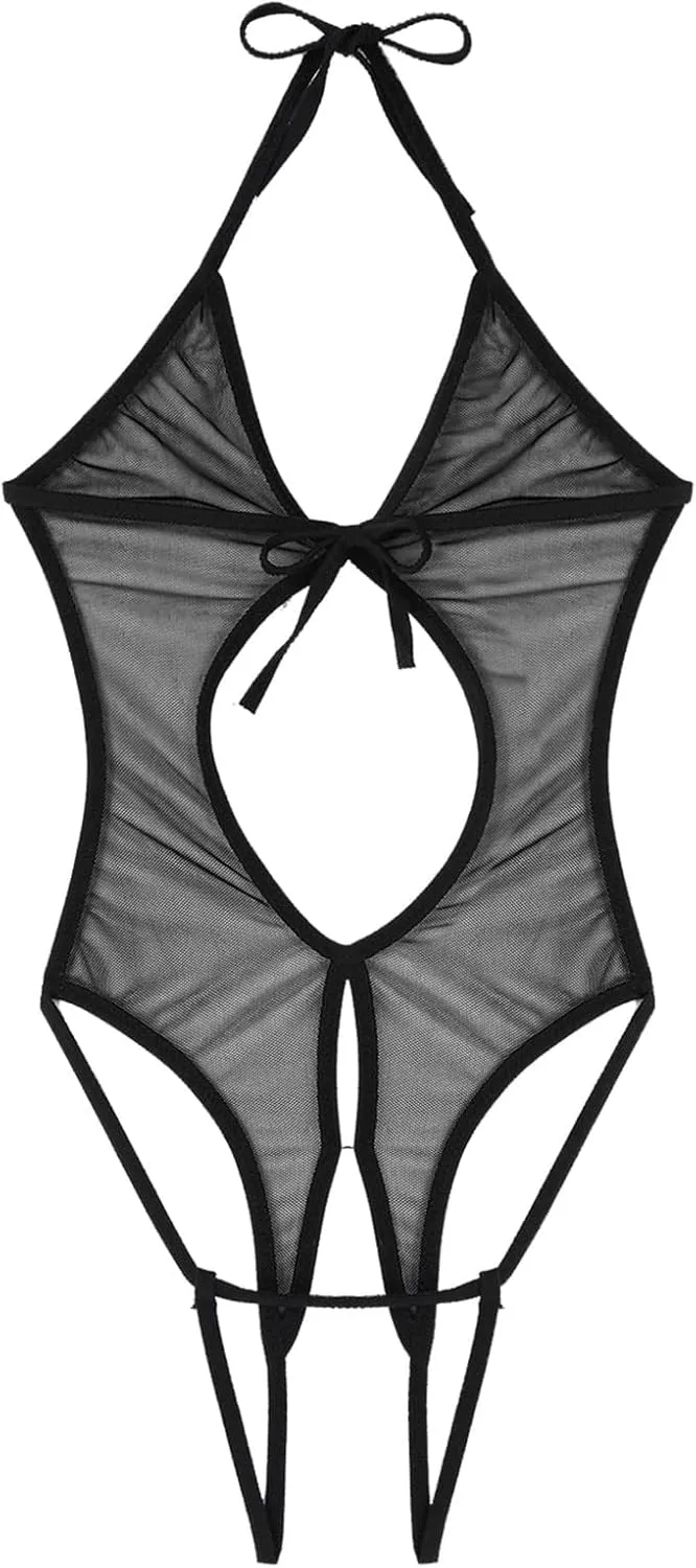 Lingerie Sets for Women Sexy Buckle Shrug Crop One Piece Lingerie Naughty Rave Outfits for Women Sexy