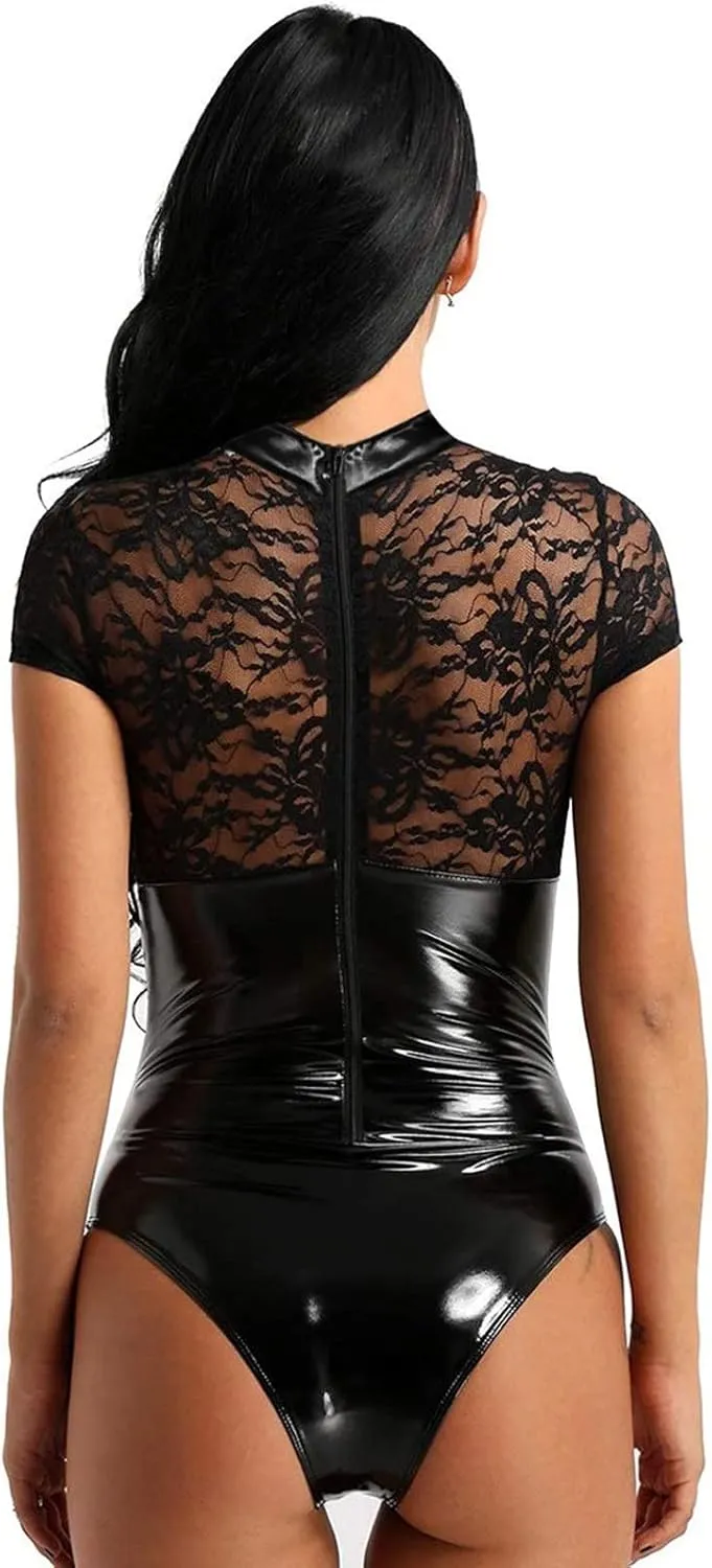 Lingerie Sets for Women Sexy Buckle Shrug Crop One Piece Lingerie Naughty Rave Outfits for Women Sexy