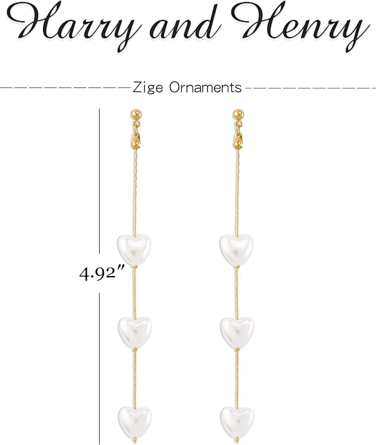 Long Pearl Earrings for Women Trendy Pearl Dangle Earrings Hypoallergenic Elegant Wedding Pearl Tassel Earrings for Bridal Prom Jewelry Gifts