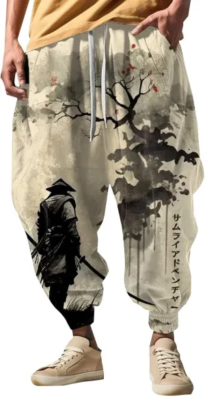 Men Hippih Harem Pants Fashion Street Feel Casual Sweatpants Mens Athletic Pants Hammer Pants Men's Yoga