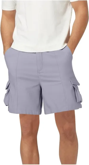 Mens Cargo Shorts Slim-Fit Elastic Waist Stretch Outdoor Work Shorts Casual Lightweight Multi Pockets Summer Shorts