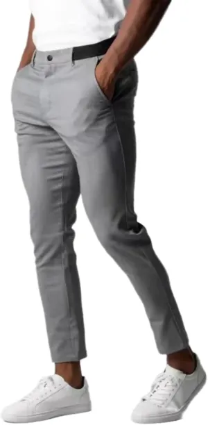 Men's Casual Slim Fit Pants Stretch Fashion Chinos cotton Pant Skinny Leg Tapered Slacks Pants