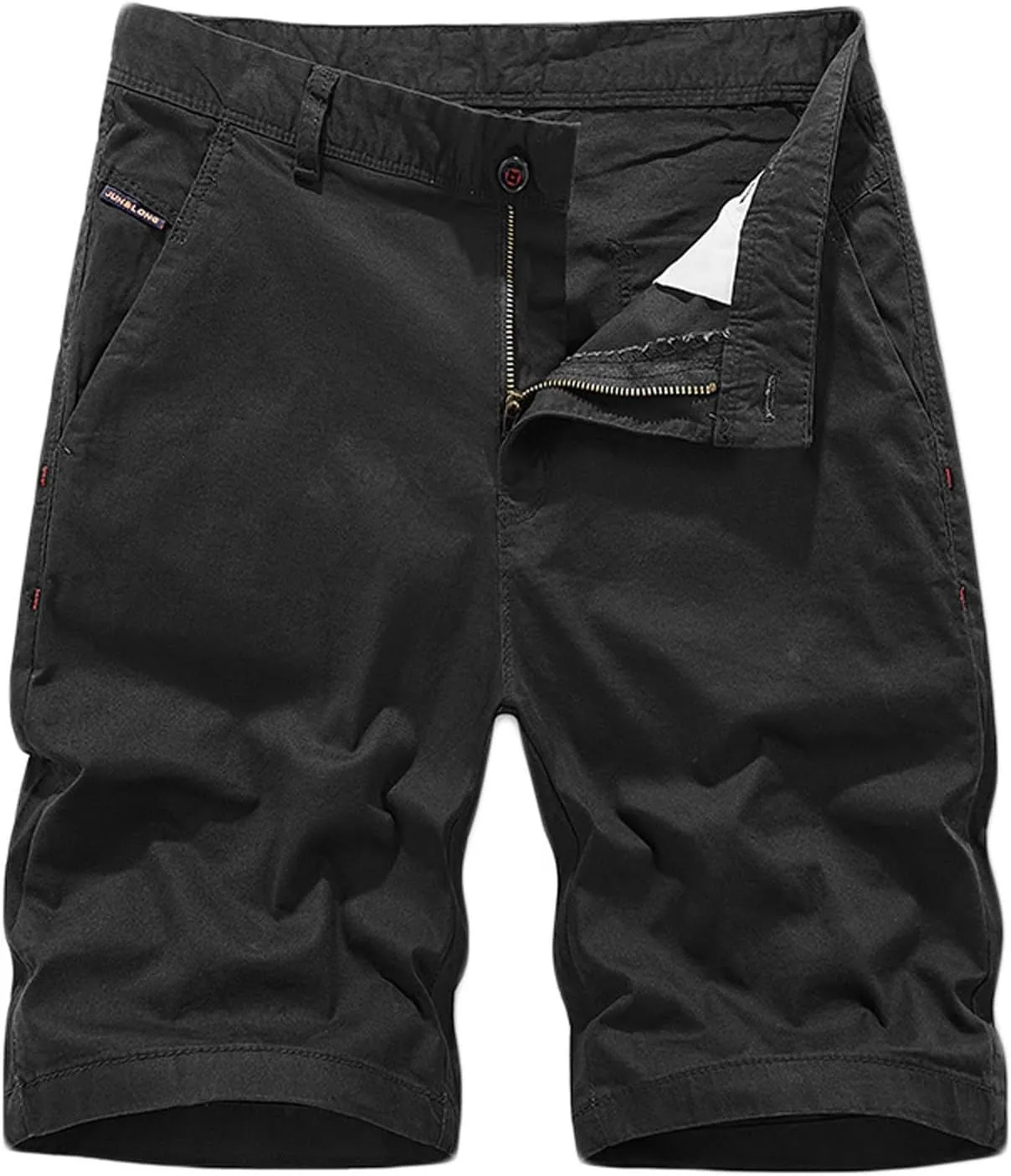 Mens Chino Shorts Realxed Fit Flat Front Casual Golf Shorts Lightweight Summer Outdoor Cargo Shorts Short Pants