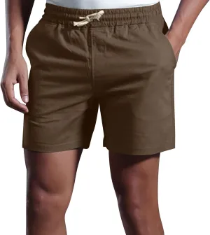 Men's Linen Shorts Slim-fit 5" Flat Front Casual Summer Stretch Shorts Golf Beach Shorts with Pockets