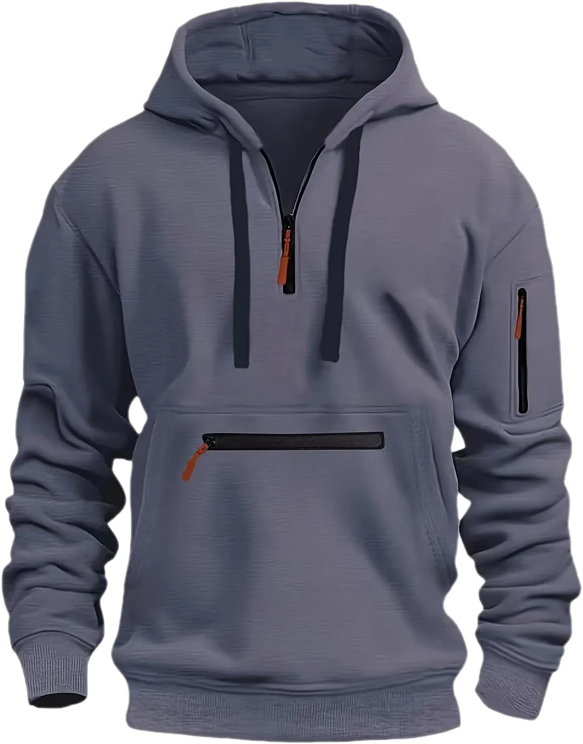 Mens Short Sleeve Hoodie Workout Gym Sweatshirts Casual Lightweight Athletic Muscle Hoodies Pullover Cotton Hooded T-Shirts