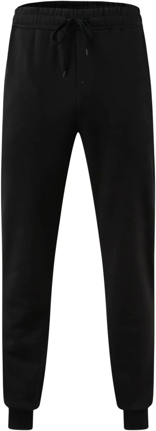 Mens Sweatpants Athletic Cargo Pants for Men Relaxed Fit Multiple Pockets Outdoor Straight Trouser Baggy Big and Tall