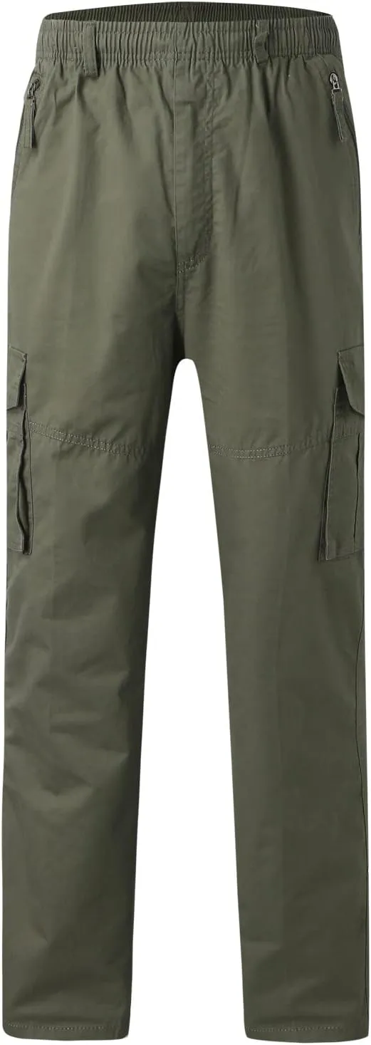 Mens Sweatpants with Pockets Big and Tall Heavyweight Cargo Pants Men's Slim Jogger Pants Tapered Athletic Sweatpants