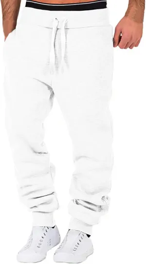 Mens Sweatpants with Pockets Joggers Pants Warm Athletic Track Pants with Pockets Men's Graphic Sweatpants Athletic