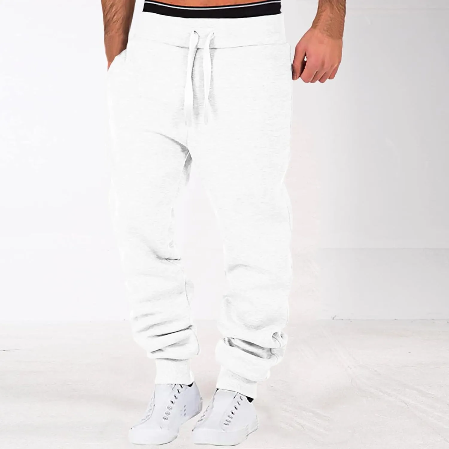 Mens Sweatpants with Pockets Joggers Pants Warm Athletic Track Pants with Pockets Men's Graphic Sweatpants Athletic