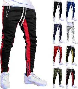 Mens Workout Cargo Sweatpants Joggers Sports Pants Cotton Cargo Pants Sweatpant Trousers Mens Long Pants Men's Jogger