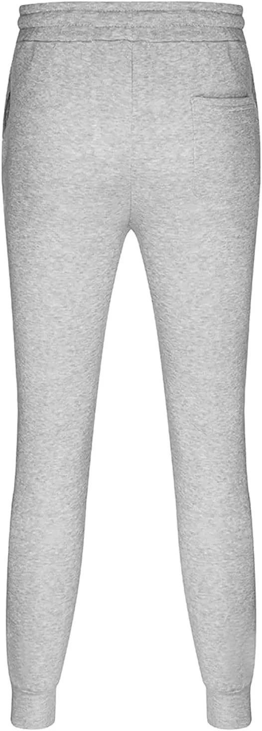 Mens Workout Cargo Sweatpants Pants Athletic Mens Cotton Linen Pants Drawstring Loose Beach Pants with Pockets Men's