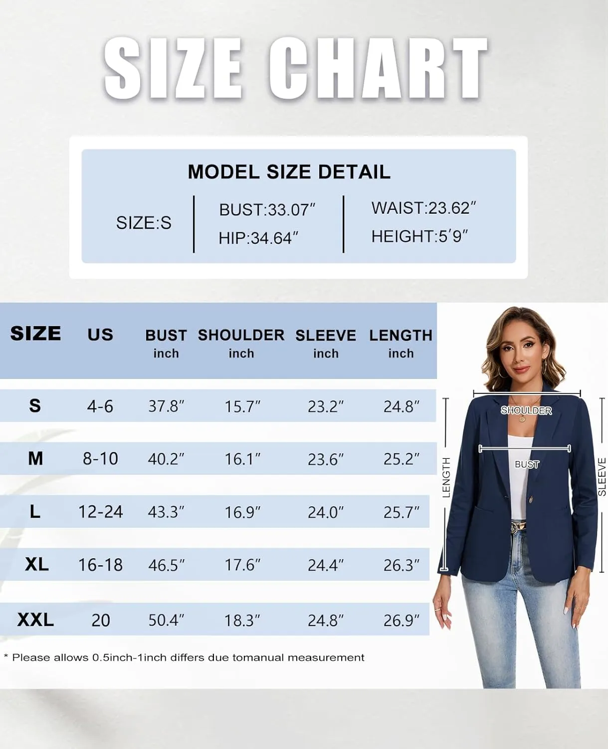 MINTLIMIT Womens Linen Cotton Blazer Casual Long Sleeve Button Front Lightweight Spring Summer Jacket Blazers with Pockets