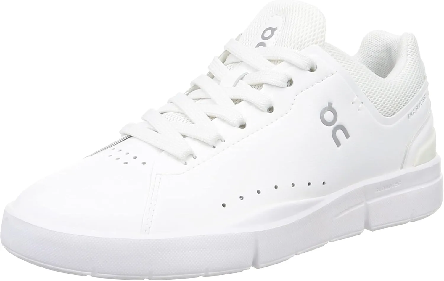 On Women's The Roger Advantage Sneakers, All White, 6 Medium US