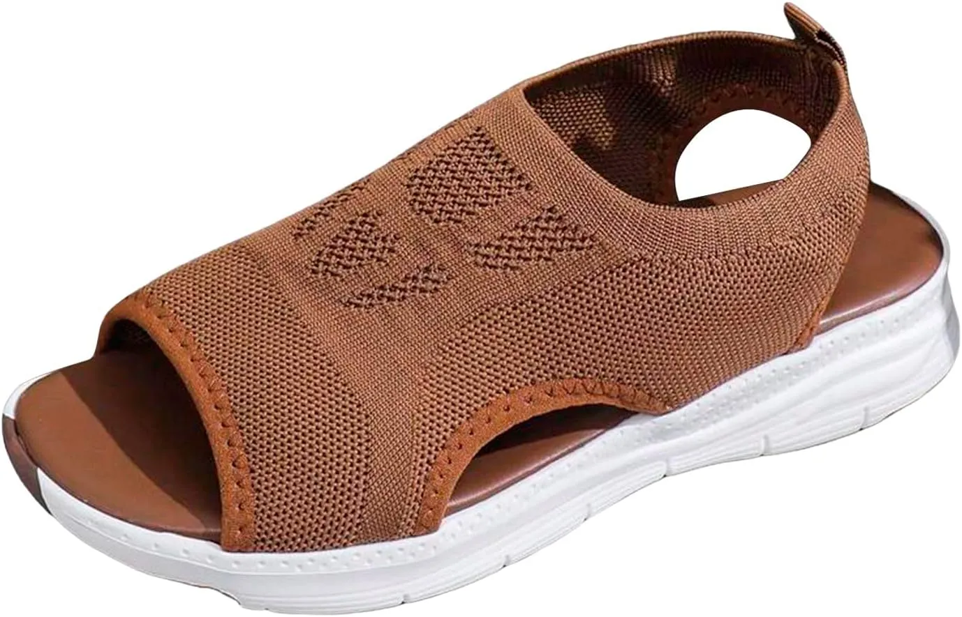 Orthopedic Sandals for Women Summer Walking Sandals Arch Support Ankle Strap Sandals Comfortable Casual Wedge Shoes