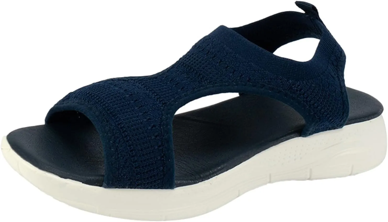 Orthopedic Sandals for Women Summer Walking Sandals Arch Support Ankle Strap Sandals Comfortable Casual Wedge Shoes
