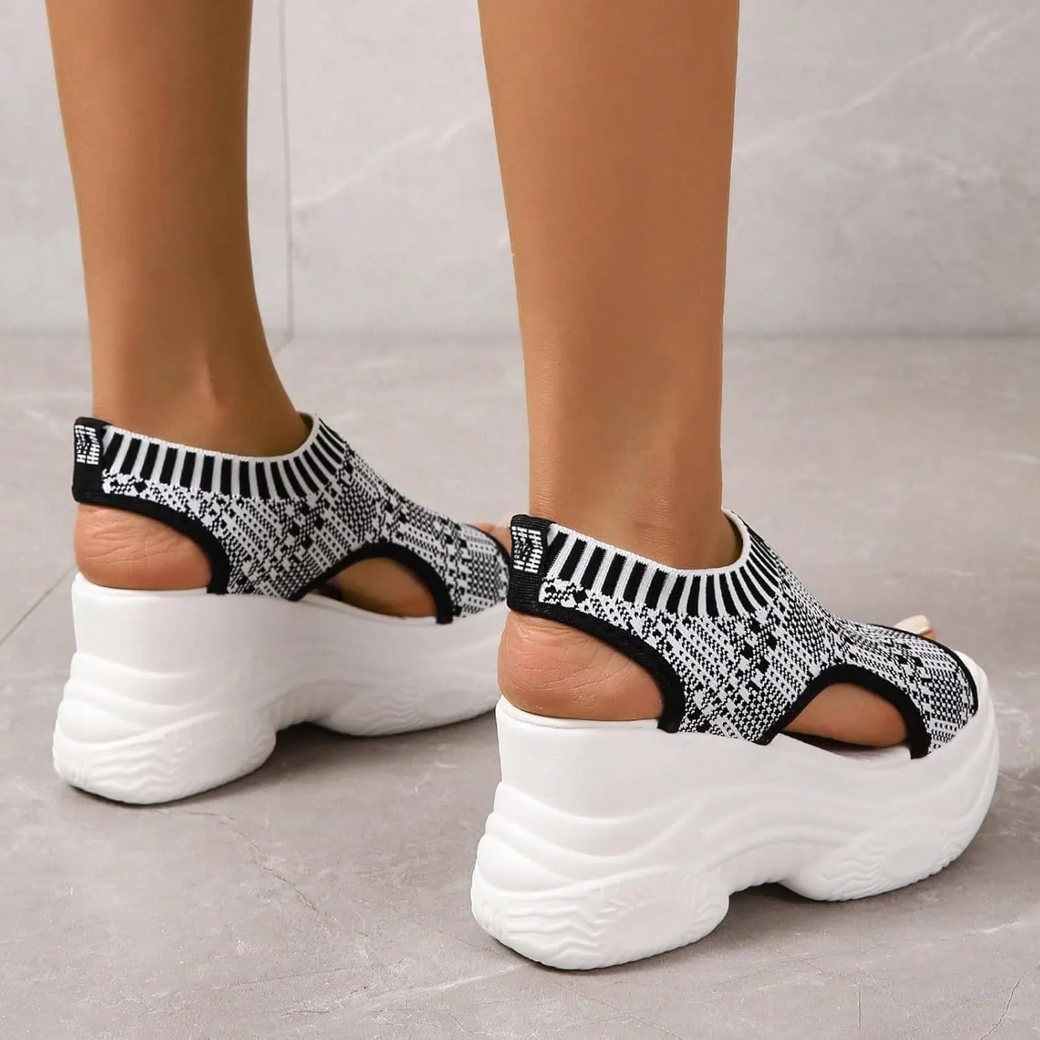 Orthopedic Sandals for Women Summer Walking Sandals Arch Support Ankle Strap Sandals Comfortable Casual Wedge Shoes