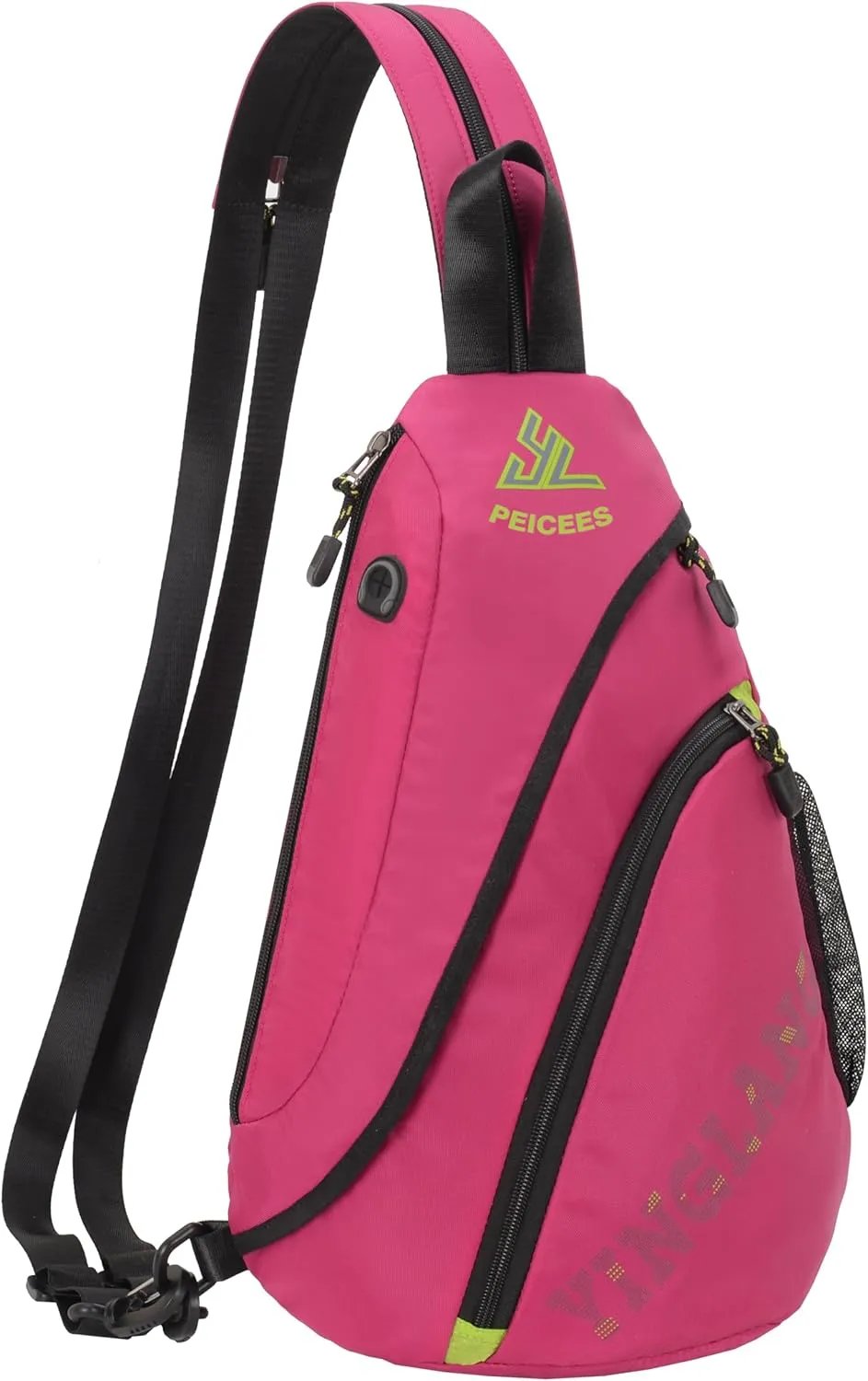 Peicees Bags for Men Waterproof Sling Bag Crossbody Shoulder Bag for Women Chest Daypack Backpack for Travel Bike Hiking