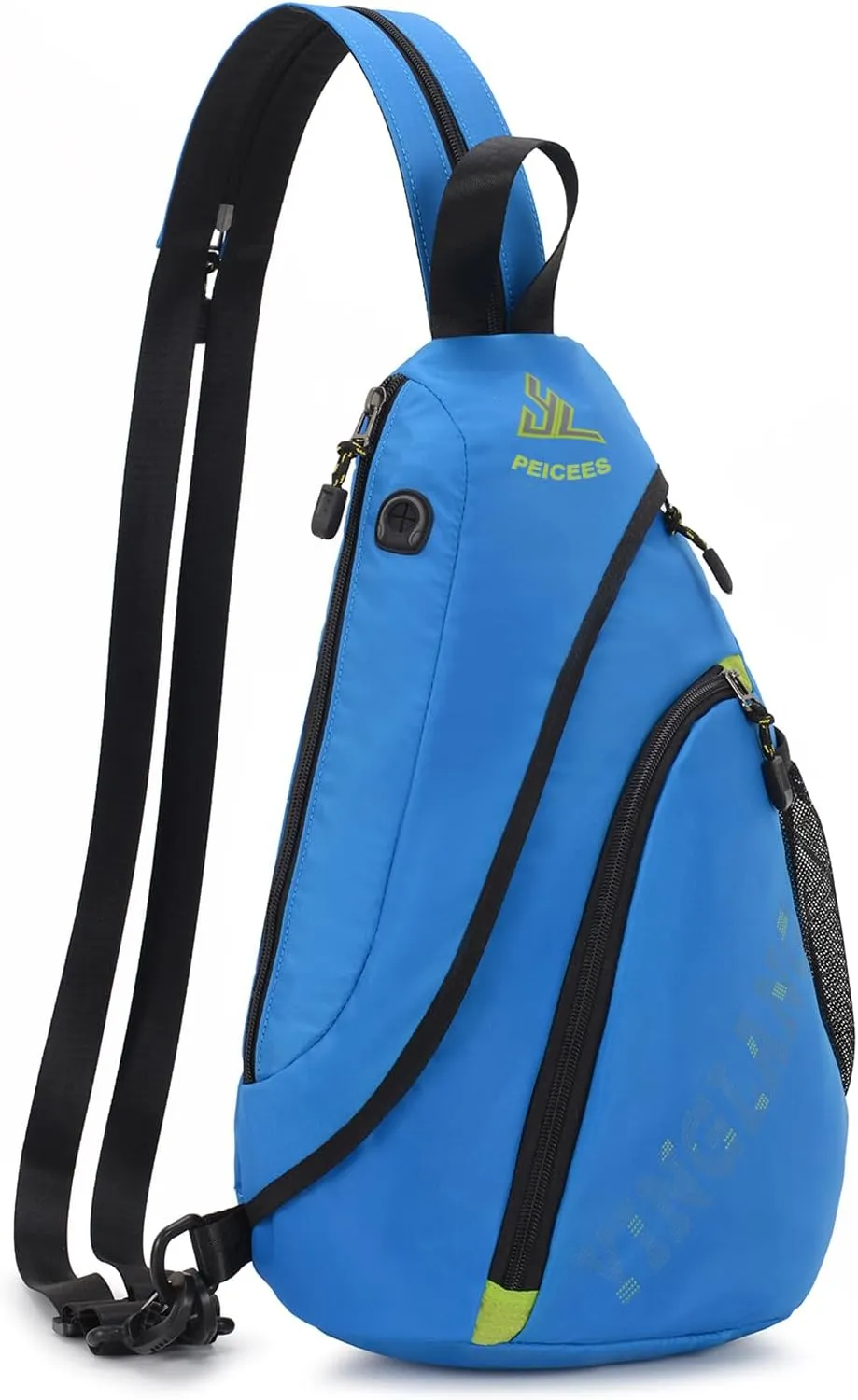 Peicees Bags for Men Waterproof Sling Bag Crossbody Shoulder Bag for Women Chest Daypack Backpack for Travel Bike Hiking