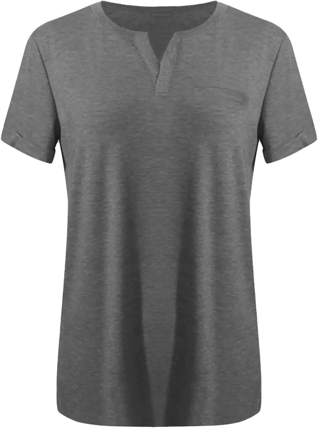 Plus Size Tops for Women Trendy V Neck Short Sleeve Summer Shirts Oversized Tunic Top Loose Fit Blouses Basic Tshirt