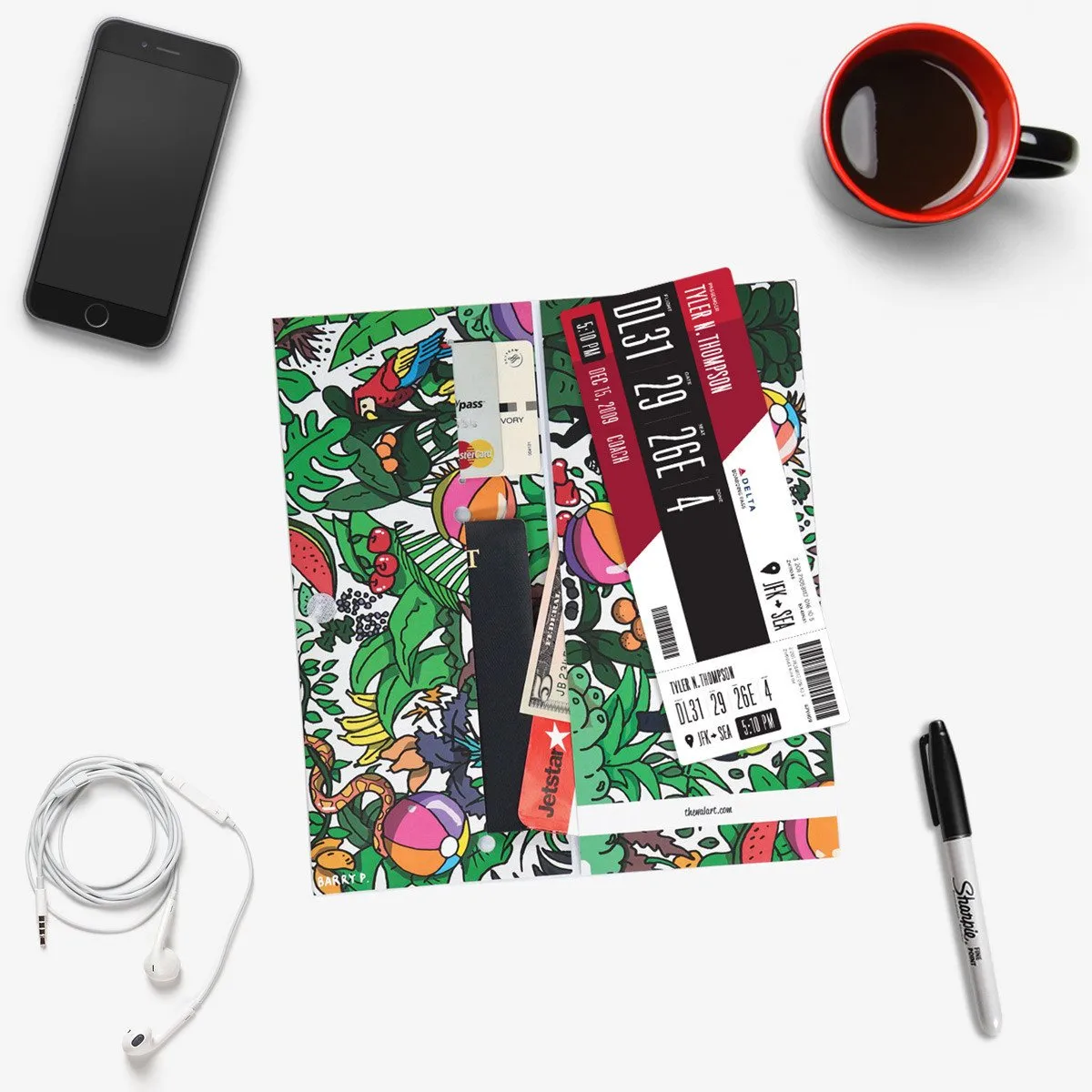 Rainforest Magic Travel Wallet