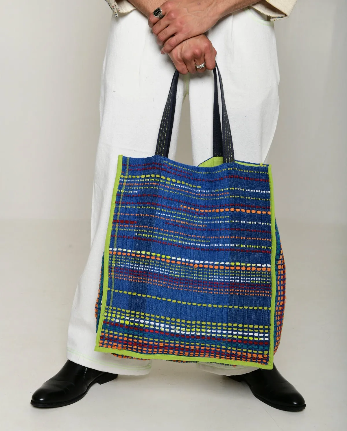 Recycle Indigo Fumiko Bag
