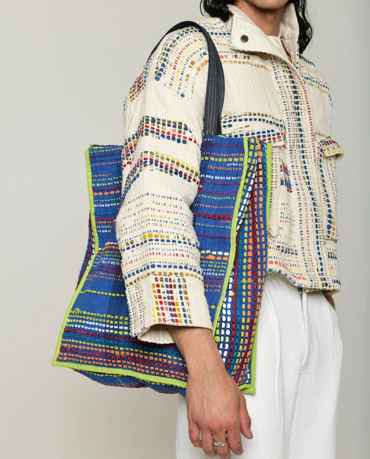 Recycle Indigo Fumiko Bag