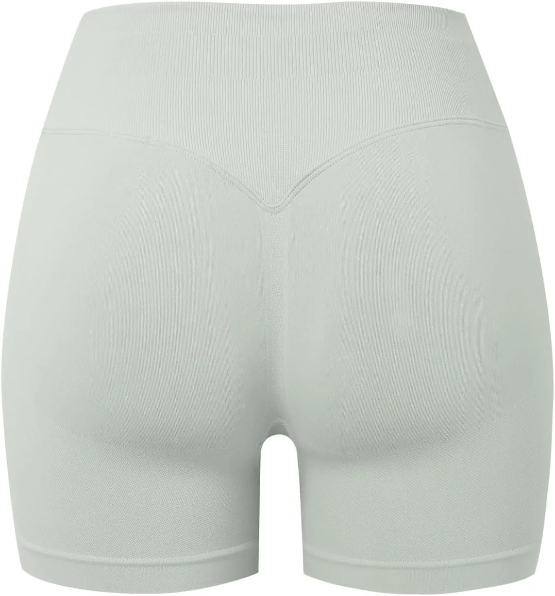 Running Shorts for Women Seamless Scrunch Butt Lifting Yoga Workout Shorts High-Waisted Tummy Control Gym Shorts