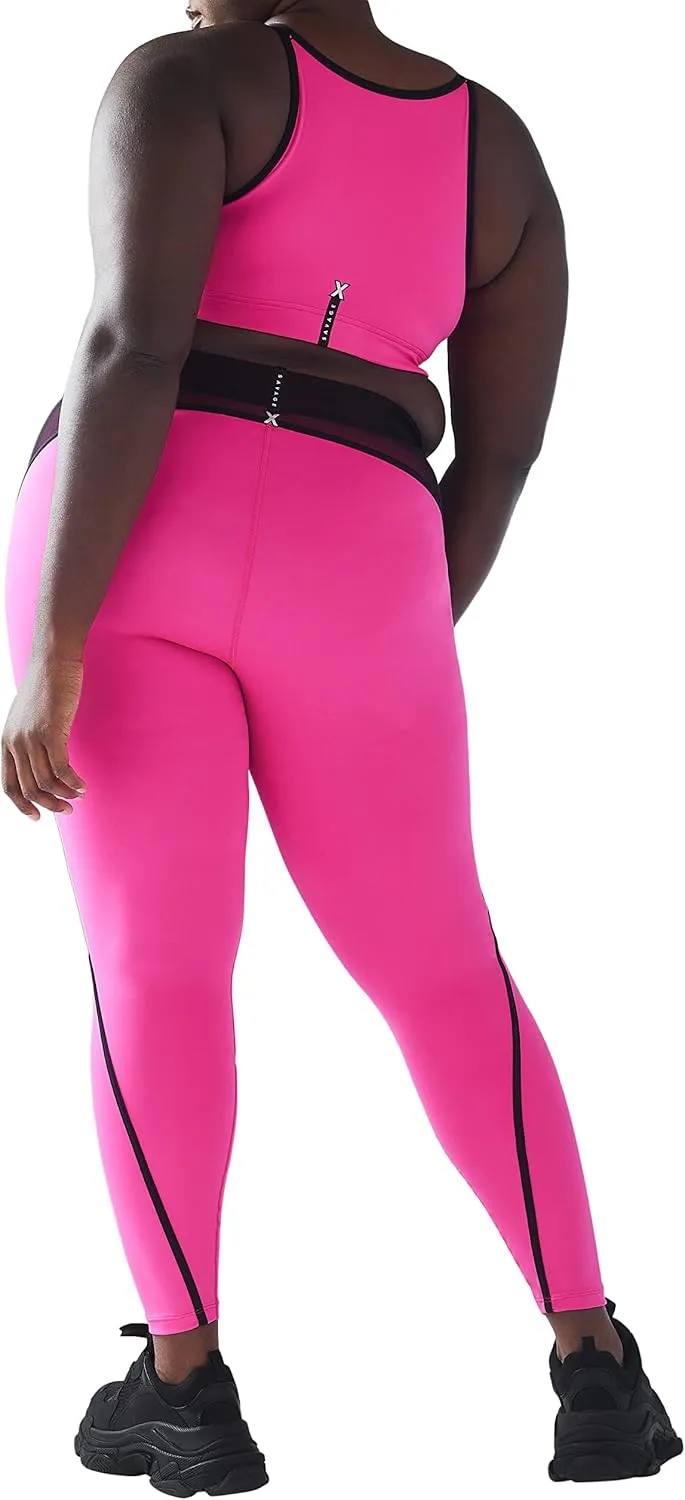 Savage x Fenty Womens X Mesh High-Waist Legging