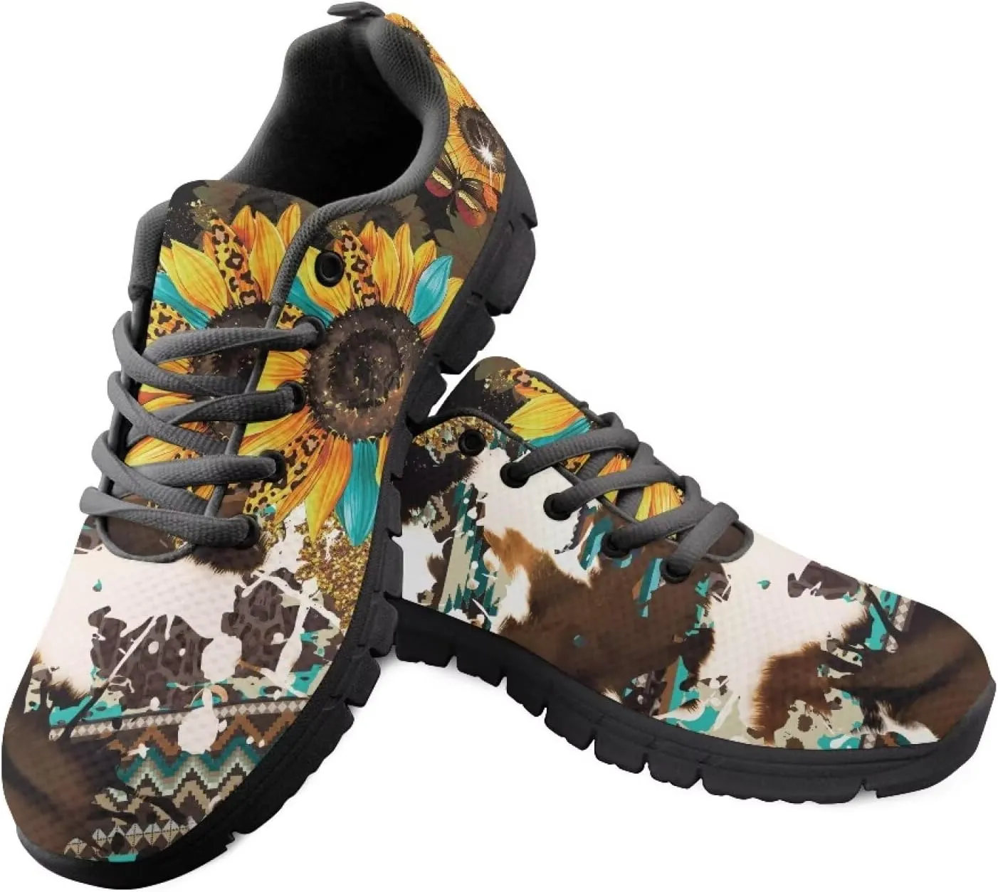 Shoes for Women Men Lace-up Flats Sneakers Fashion Outdoor Walking Running Shoes