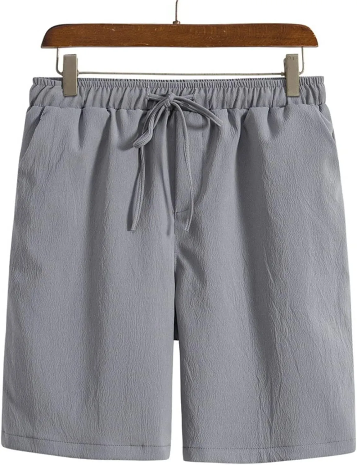 Shorts Men Athletic, Men's Casual Stretch Workout Shorts Fishing Camping Shorts for Men Running Outdoor Travel Short
