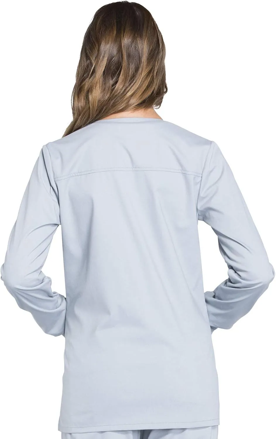 Snap Front Scrub Jackets for Women, Workwear Professionals Soft Stretch WW340