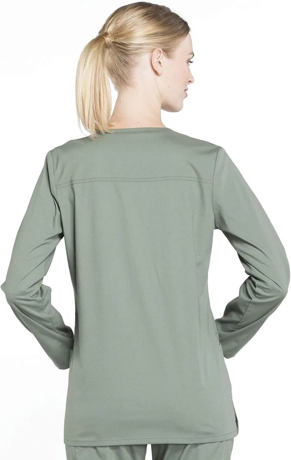 Snap Front Scrub Jackets for Women, Workwear Professionals Soft Stretch WW340