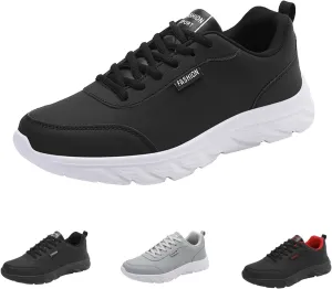 Sneakers for Men Waterproof Walking Shoes Comfortable Lightweight Casual Sports Shoes Lace Up Fashion Running Shoes