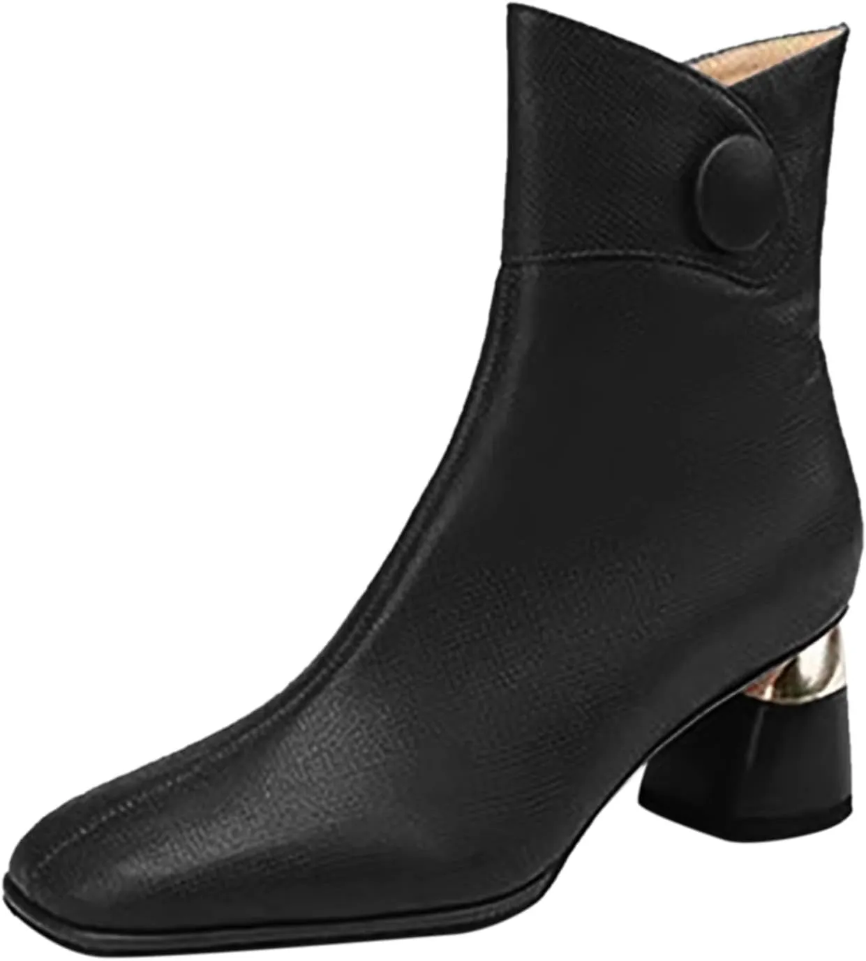 Snow Boots for Women Ankle Womens Ankle Booties Lace Up Boots for Women Ankle Booties Wedge Boot Fashion Casual Comfy Soft Lace-up Round Toe Comfortable Low Heel