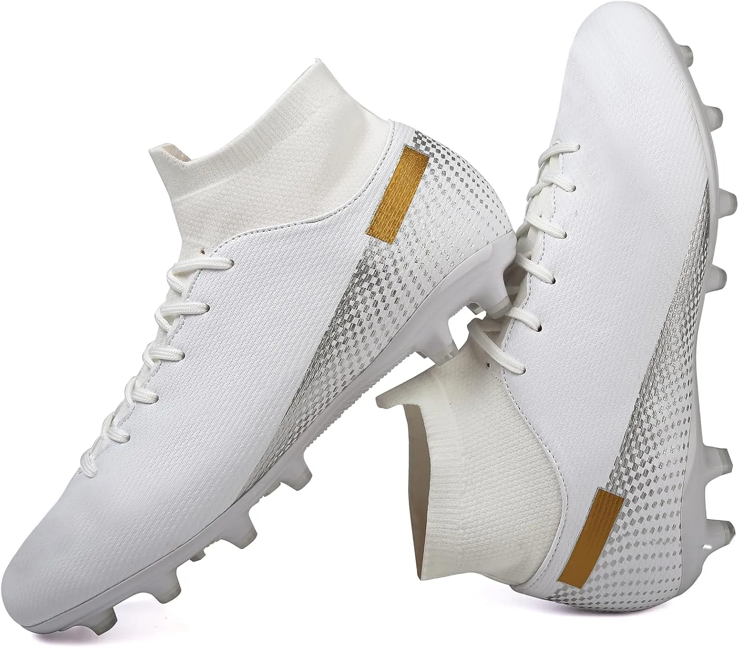 Soccer Cleats Mens Women Outdoor Soccer Shoes for Big Boy AG/FG