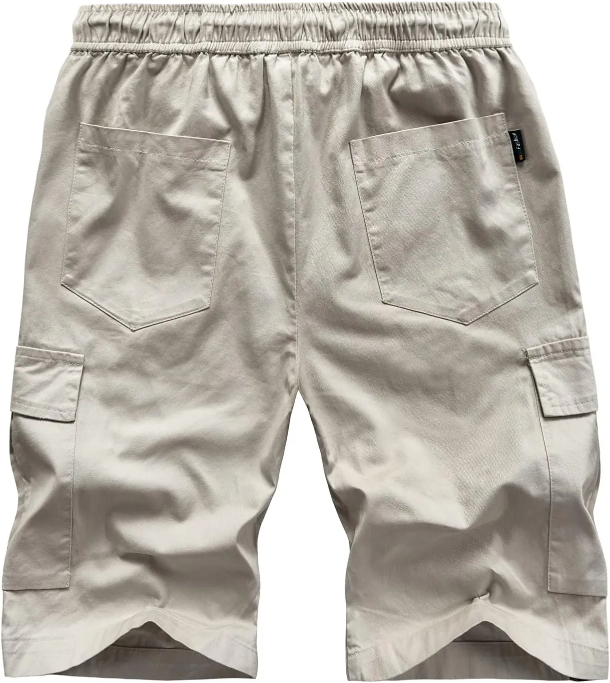 Soft Cotton Shorts Men Fashion Casual Printed Loose Quick-Drying Shorts Beach Pants Mens Shorts Elastic Waist