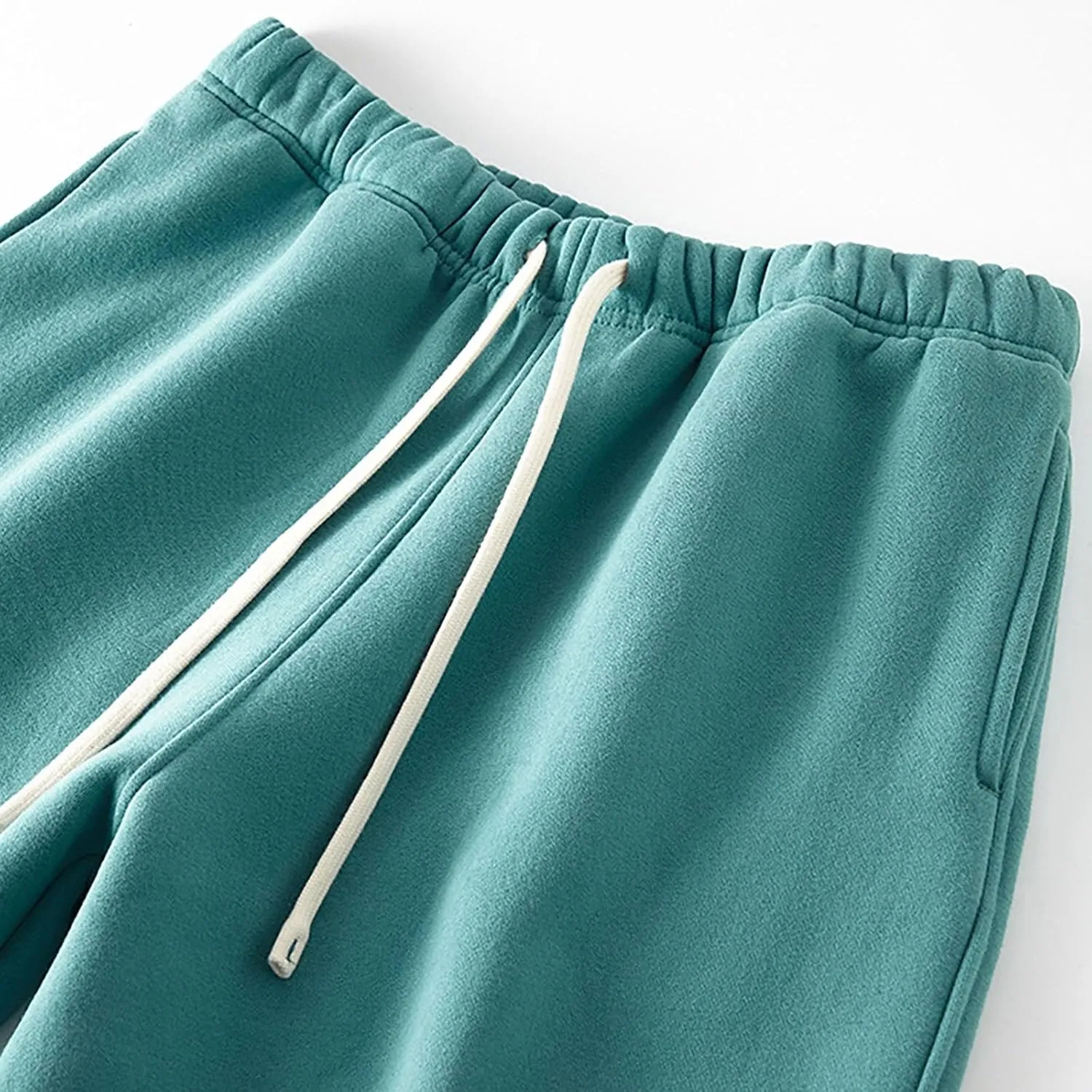 Straight Leg Sweatpants Men Plain Athletic Pants Open Bottom Casual Relaxed Fit Fall Trousers Baggy Gym Track Pants