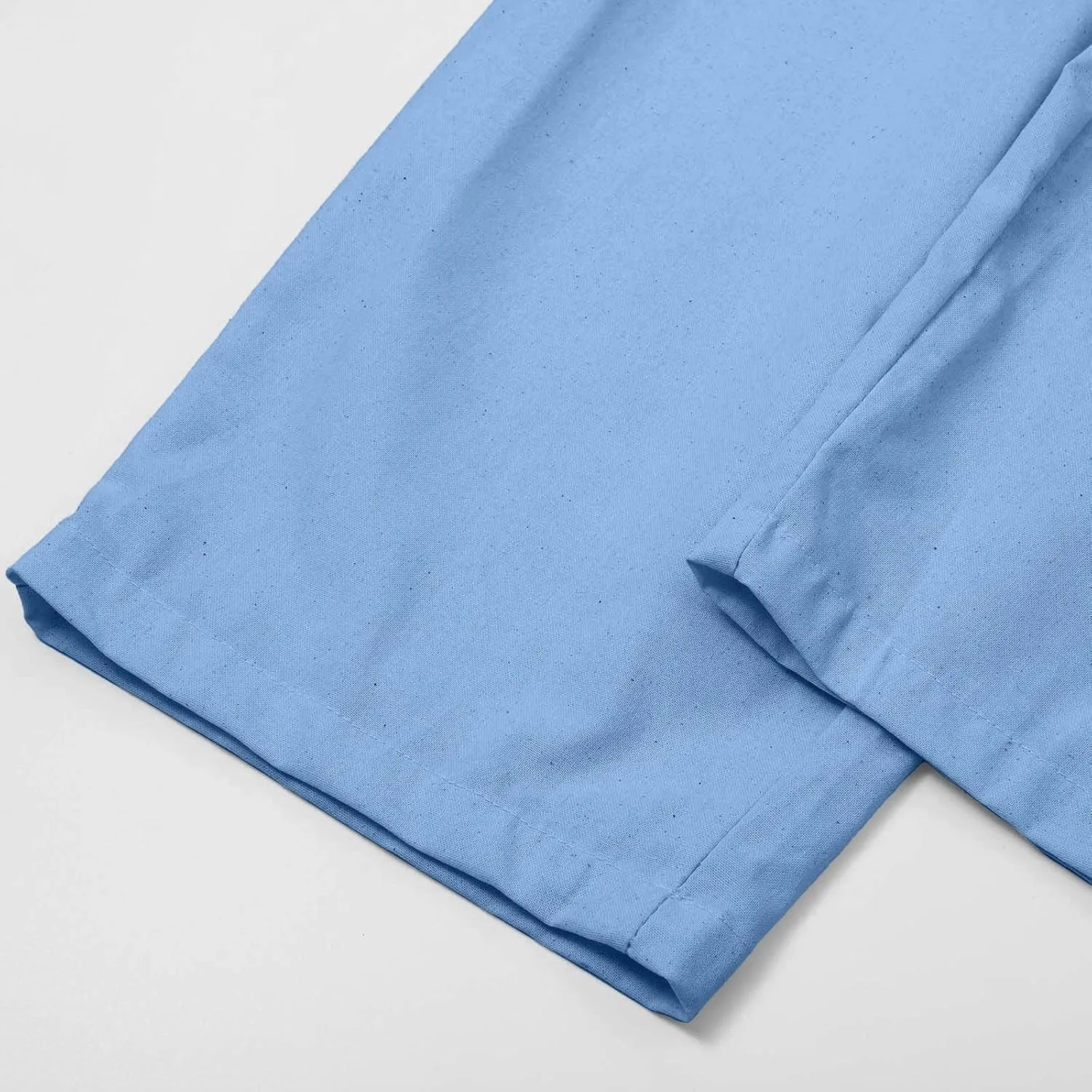 Summer Beach Pants for Women Linen Elastic High Waist Straight Leg Light Causal Cool Lounge Trousers Women Pajamas