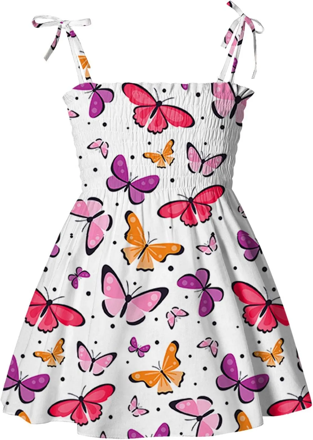 Toddler Girl Sleeveless Kids Beach Dresses Sunflower Slip Dress Floral Beach Dress Clothes