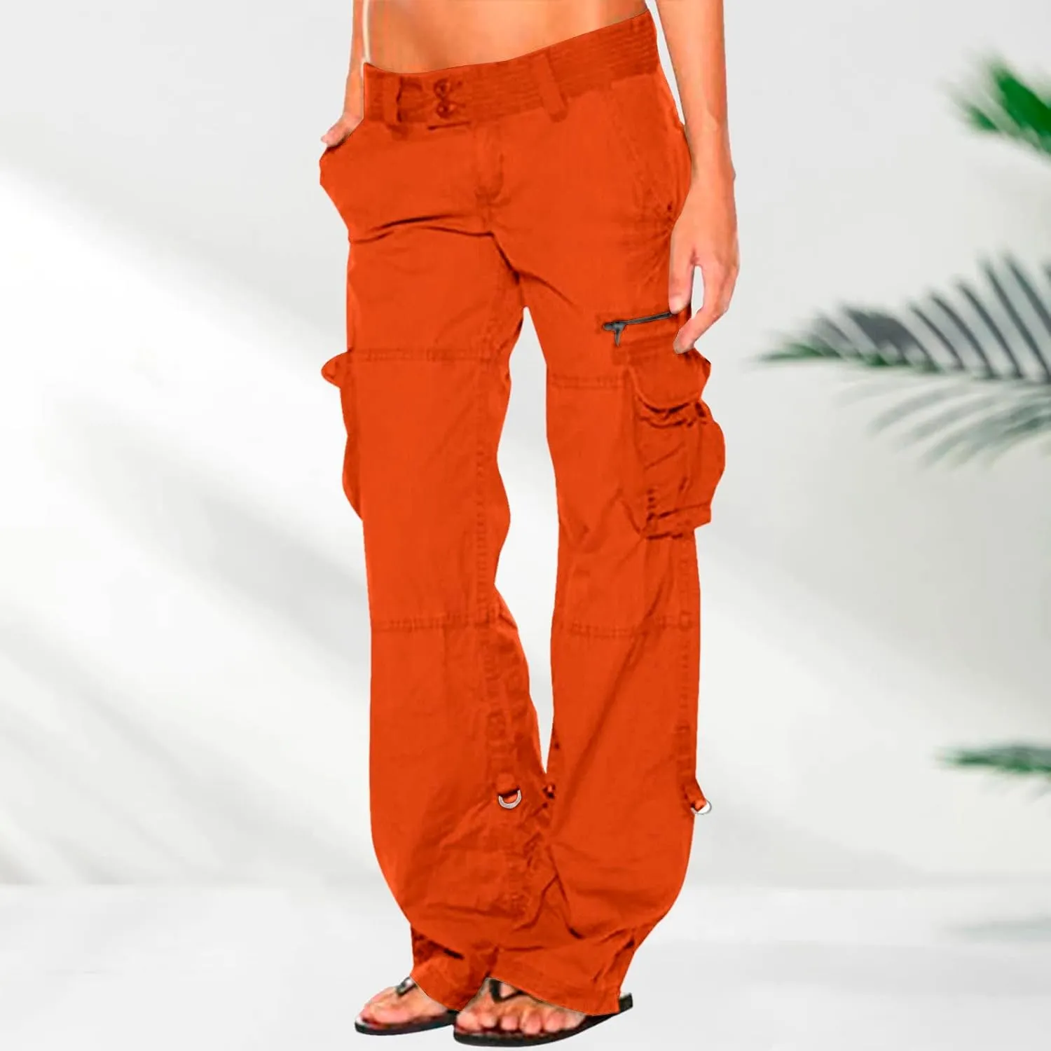 Travel Streetwear Baggy Stretchy Pants Clothes Black Pants High Waist Zipper Slim Drawstring Quick Dry Hiking Pants