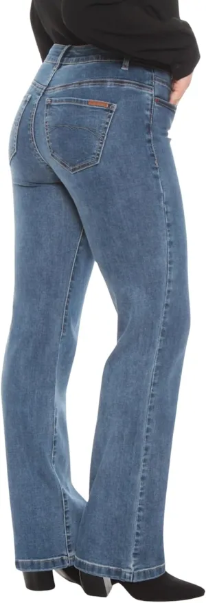 WADOS( Bootcut Jeans for Women, High Waisted, Classic Fit - Stretchy, Comfy Womens High Rise Flare Jeans - Denim Pants