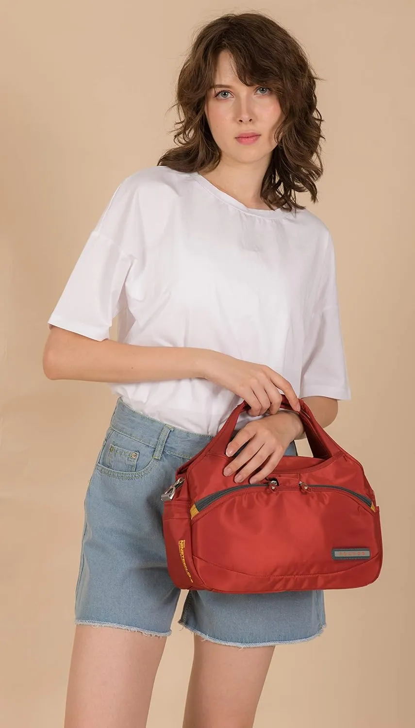 Waterproof Nylon Crossbody Bags for Women Multi-Pocket Shoulder Bag Travel Purse and Handbag