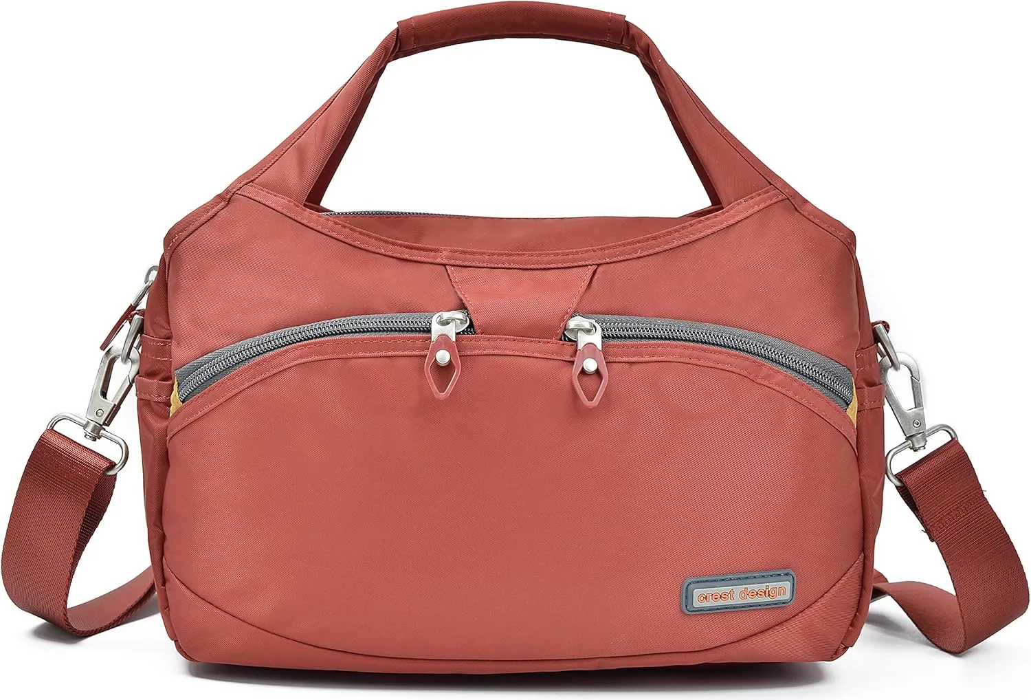 Waterproof Nylon Crossbody Bags for Women Multi-Pocket Shoulder Bag Travel Purse and Handbag