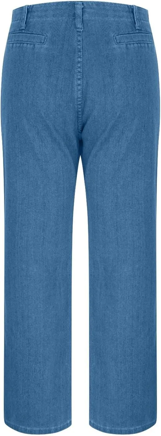 Women Wide Leg Jeans Casual Baggy Stretchy Bootcut Boyfriend Denim Pants Trendy High Waisted y2k Long Trousers