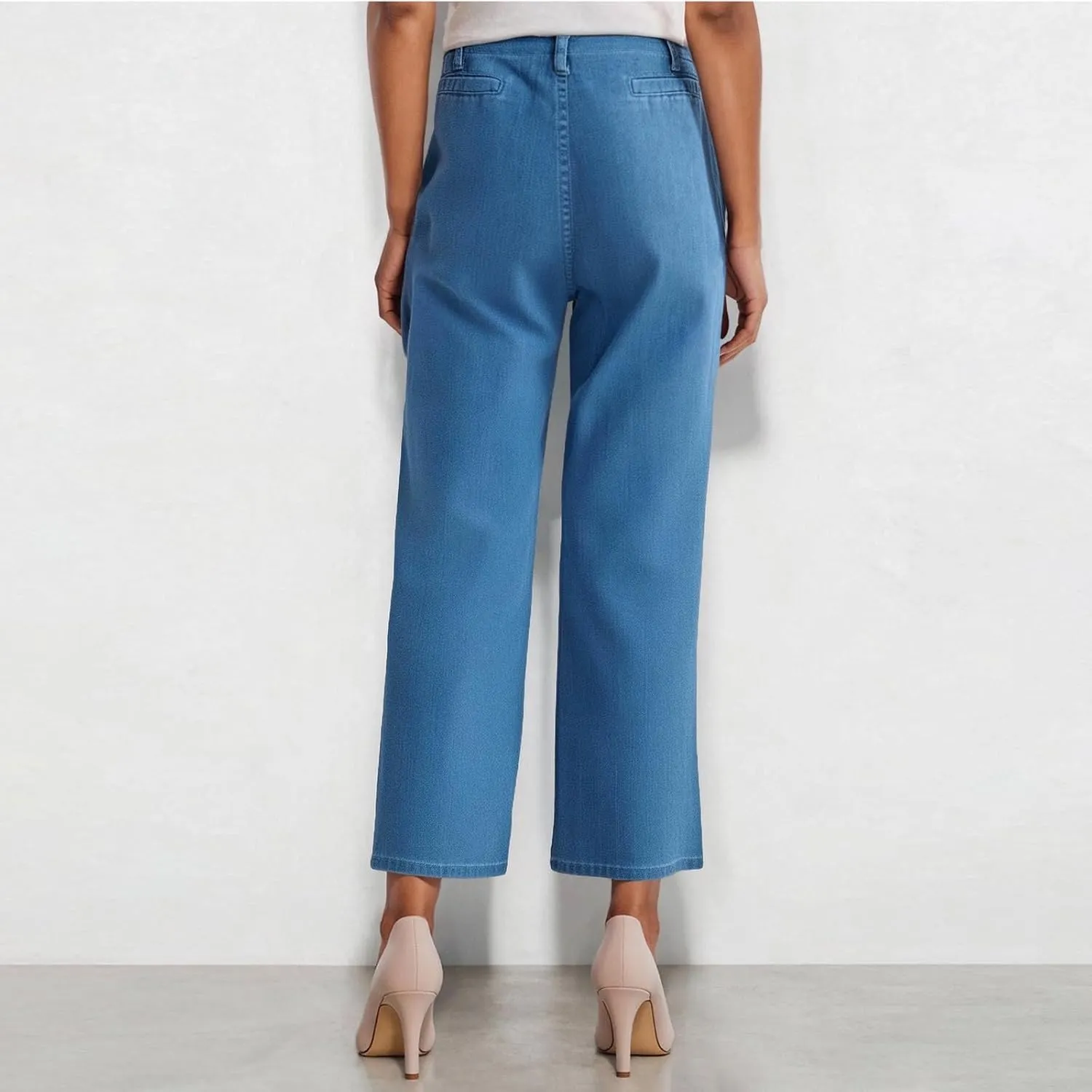 Women Wide Leg Jeans Casual Baggy Stretchy Bootcut Boyfriend Denim Pants Trendy High Waisted y2k Long Trousers