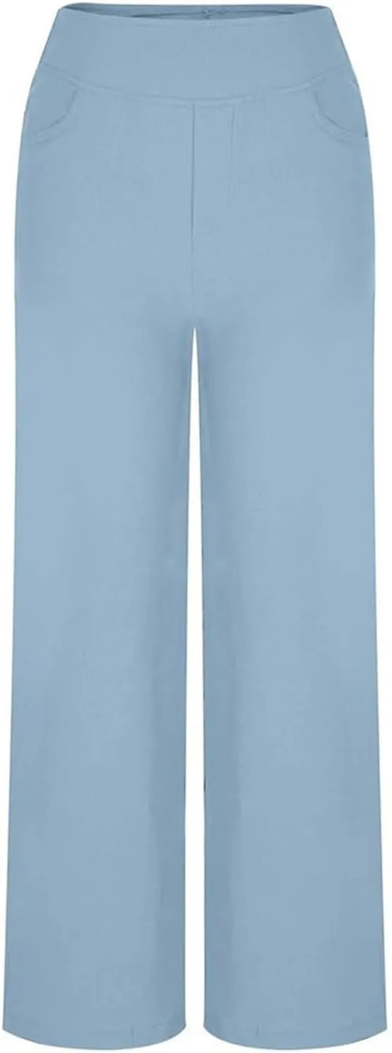 Women's High Waist Washed Ripped Jeans,Vintage Loose Fit Straight Leg Denim Trousers,Casual Stretch Comfort Pants