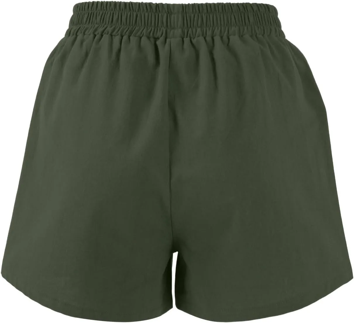 Womens Linen Shorts High Waisted Wide Leg Casual Summer Shorts Loose Fit Comfy Beach Lounge Short Pants with Pockets