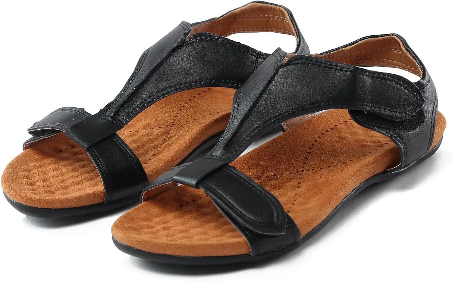 Women's Orthopedic Arch Support Sandals Summer Comfortable Walking Flat Beach Sandals Casual Dressy Mens Beach Flip Flops Size 9