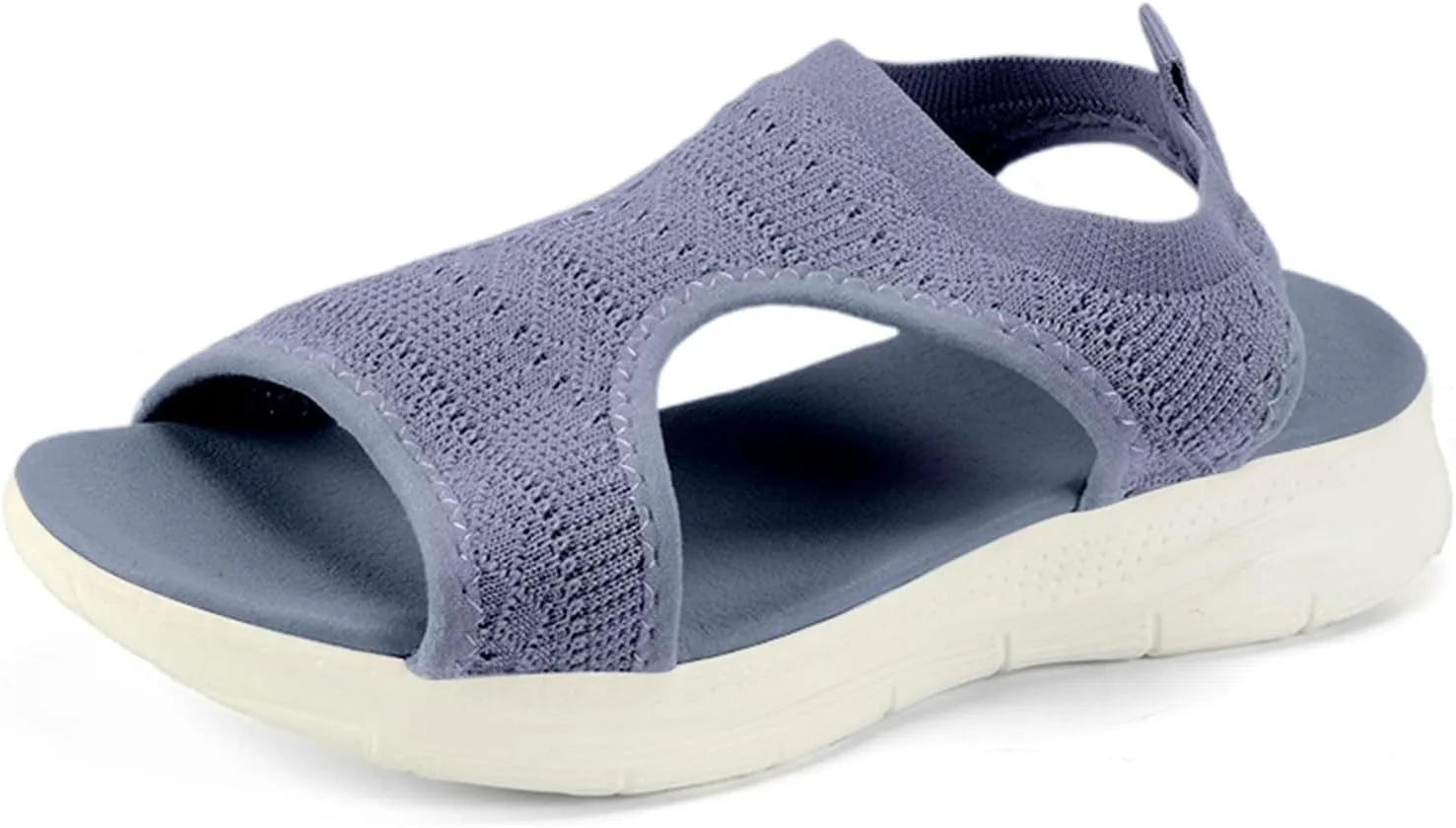 Women's Sandals Arch Support Wedge Sandals Orthopedic Walking Sandals Summer Open Toe Ankle Strap Shoes