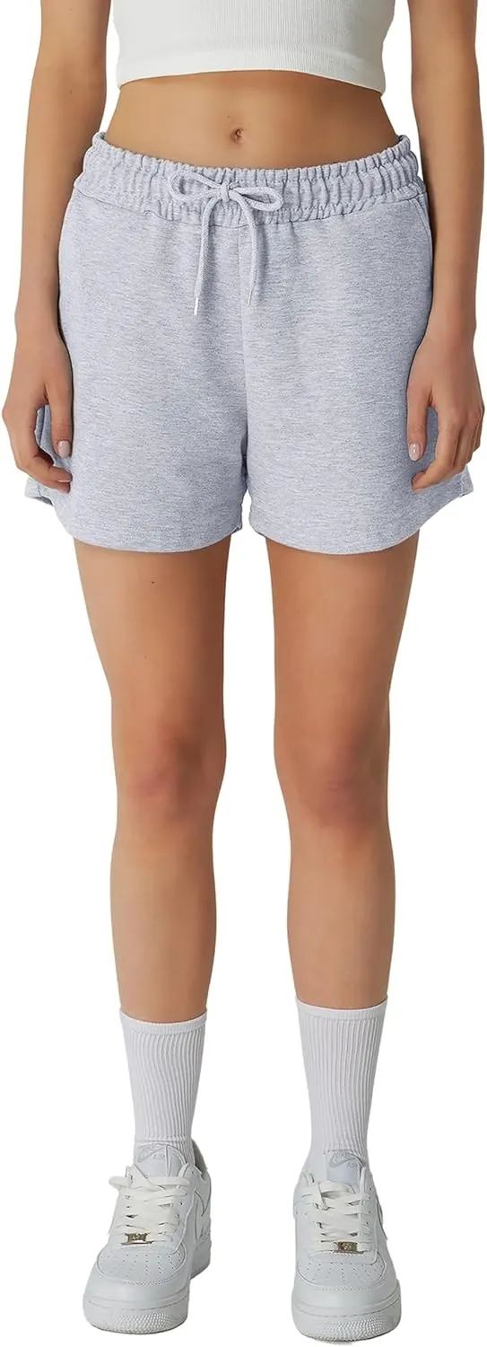 Womens Shorts - SweatShorts Workout Cotton Shorts for Woman Fashion Athletic Casual Summer Lounge Sweat Women